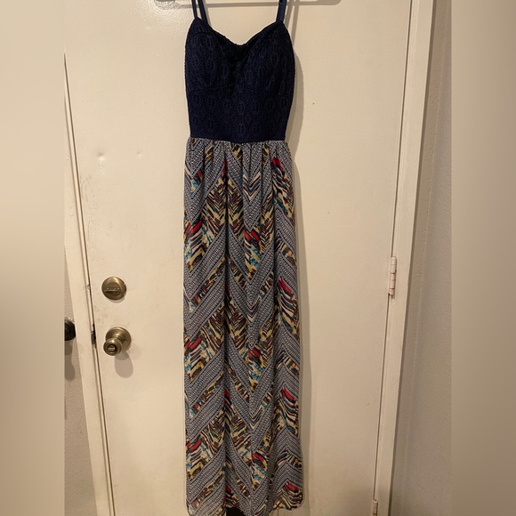 Long floral dress - Picture 1 of 2